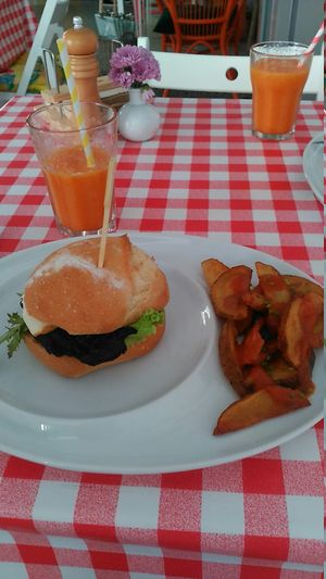 Hamburguesa Portobello at La Verduleria in Tenerife