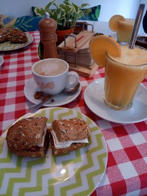 Goat cheese and tomato at La Verduleria in Tenerife