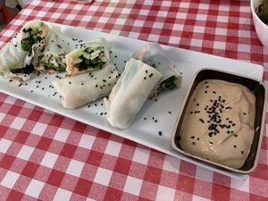 Rollitos Vietnamitas at La Verduleria in Tenerife