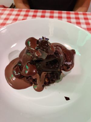 Chocolate con chocolate y más chocolate  at La Verduleria in Tenerife