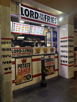 LOTF Flinders St station and Elizabeth St   at Lord of the Fries - Flinders St Station in Melbourne