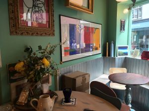 inside at bianca e massimo in Totnes