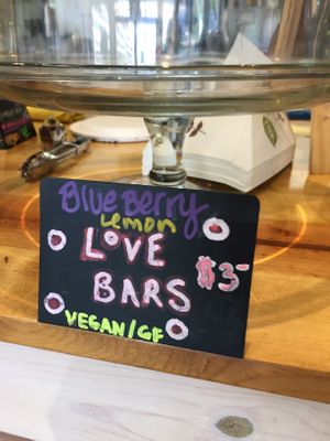 Vegan bars  at That's A Wrap in Kihei