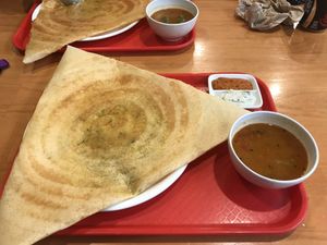 Masala dosa #Veganuary at Bikanervala in Christchurch