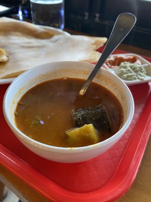 This soup/curry was delicious  at Bikanervala in Christchurch
