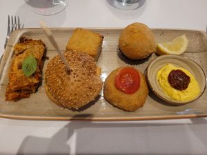 Vegan board at Rosmarino in Taormina