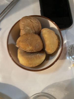 Free bread, hard  at Rosmarino in Taormina