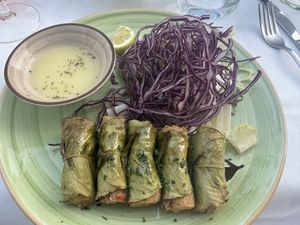 Vegan main dish   at Rosmarino in Taormina