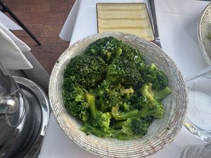 Side of broccoli   at Rosmarino in Taormina