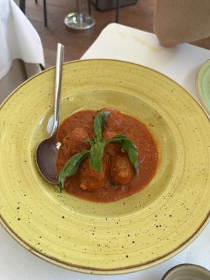 Vegan balls   at Rosmarino in Taormina