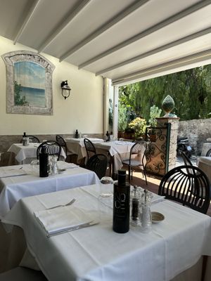 Lovely atmosphere   at Rosmarino in Taormina