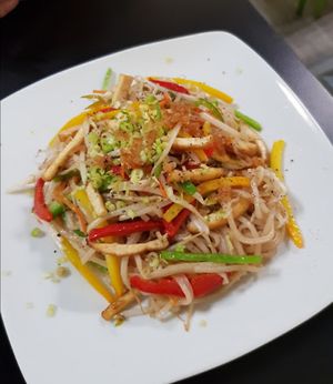 hủ tiếu xào at Xīn Huā SùShí Guǎn 心花素食館 in Hengchun