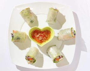 Gỏi cuốn  at Xīn Huā SùShí Guǎn 心花素食館 in Hengchun