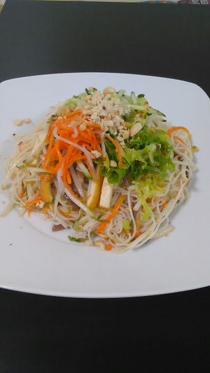 Noodles at Xīn Huā SùShí Guǎn 心花素食館 in Hengchun