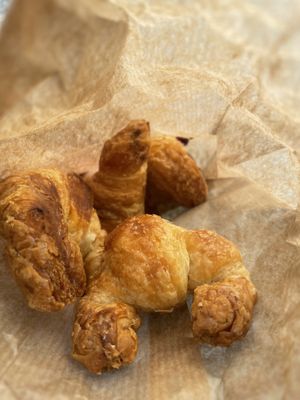 Croissants and carcola   at Pasteleria Conchin in Valencia
