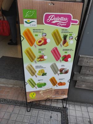 Ice creams at Pumper in Pontevedra