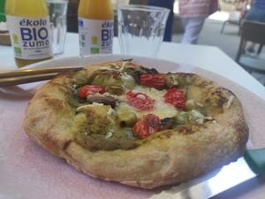 Pizza at Pumper in Pontevedra