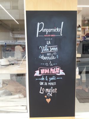 Door at Pumper in Pontevedra