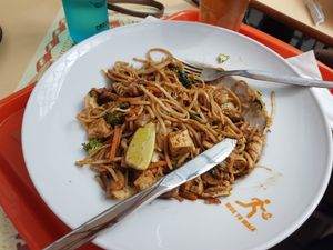 Nudles & tofu &vegtables at Wok to Walk in Porto