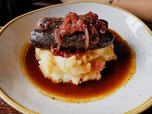 Delicious! #meatlessmonday at The Barley Mow in London