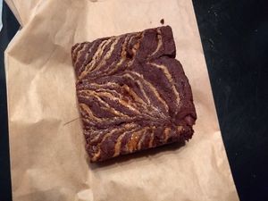 Peanut butter brownie at Rise Authentic Baking Co in Grand Rapids