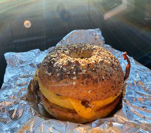 Vegan Breakfast Sandwich  at Rise Authentic Baking Co in Grand Rapids