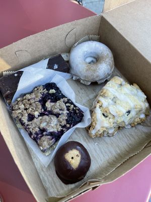 Our box of different options! at Rise Authentic Baking Co in Grand Rapids