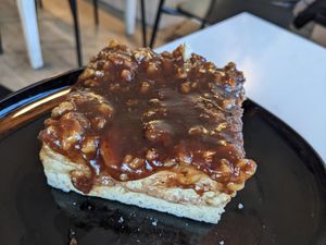 Pecan sticky bun at Rise Authentic Baking Co in Grand Rapids