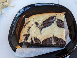 Tuxedo brownie at Rise Authentic Baking Co in Grand Rapids