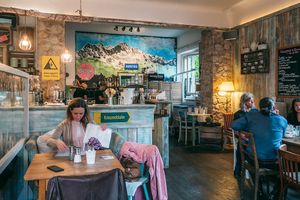 The interior. at Berge in Garmisch Partenkirchen