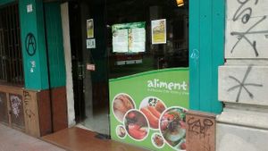 Entrance at Alimento in Montevideo