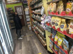 This gives you an idea of what the aisles look like at Sano Health Food Center in New York City