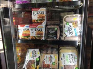 Some of the vegan items. They also have some items from Mah Wah. at Sano Health Food Center in New York City