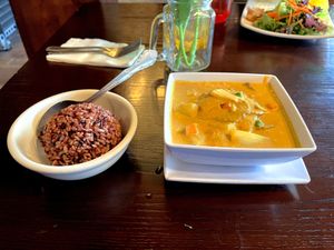   at Lotus Vegan in North Hollywood