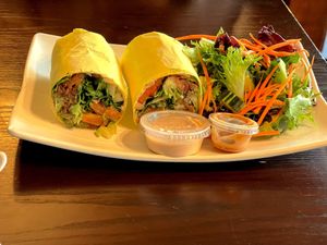   at Lotus Vegan in North Hollywood