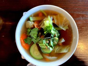   at Lotus Vegan in North Hollywood