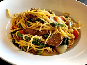   at Lotus Vegan in North Hollywood