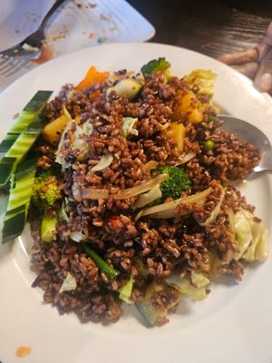 Pineapple Fried Rice at Lotus Vegan in North Hollywood