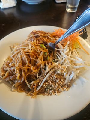 Pad Thai at Lotus Vegan in North Hollywood