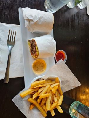 Brunch Wrap at Lotus Vegan in North Hollywood