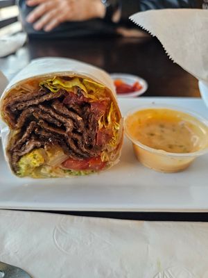 Spicy Brunch Wrap at Lotus Vegan in North Hollywood