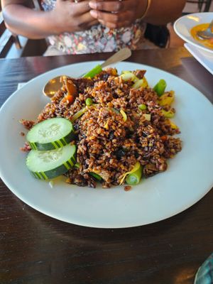 Pineapple Fried Rice at Lotus Vegan in North Hollywood