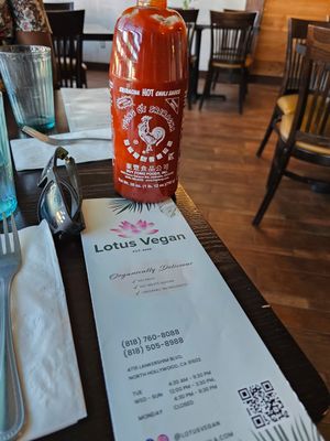  at Lotus Vegan in North Hollywood