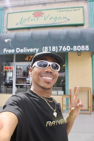   at Lotus Vegan in North Hollywood