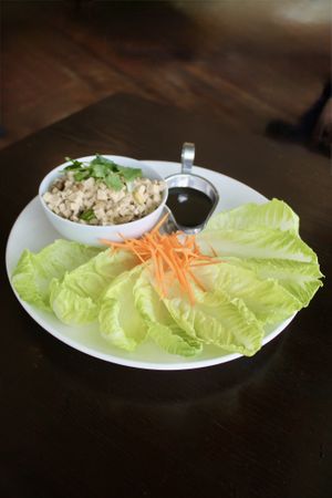   at Lotus Vegan in North Hollywood