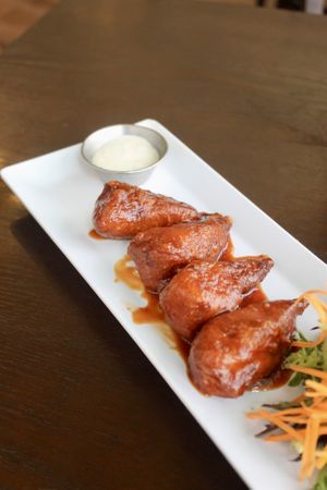   at Lotus Vegan in North Hollywood