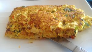 Tofu Scramble at Lotus Vegan in North Hollywood, CA at Lotus Vegan in North Hollywood