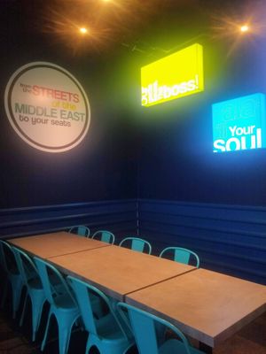 Indoor seating at Bezoria - Cumberland in Atlanta