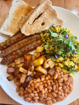 Vegan Fry Up at Cafe Du Soleil in Vancouver