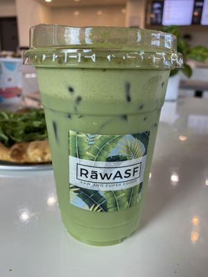 Pistachio matcha #Veganuary at Raw in Milpitas